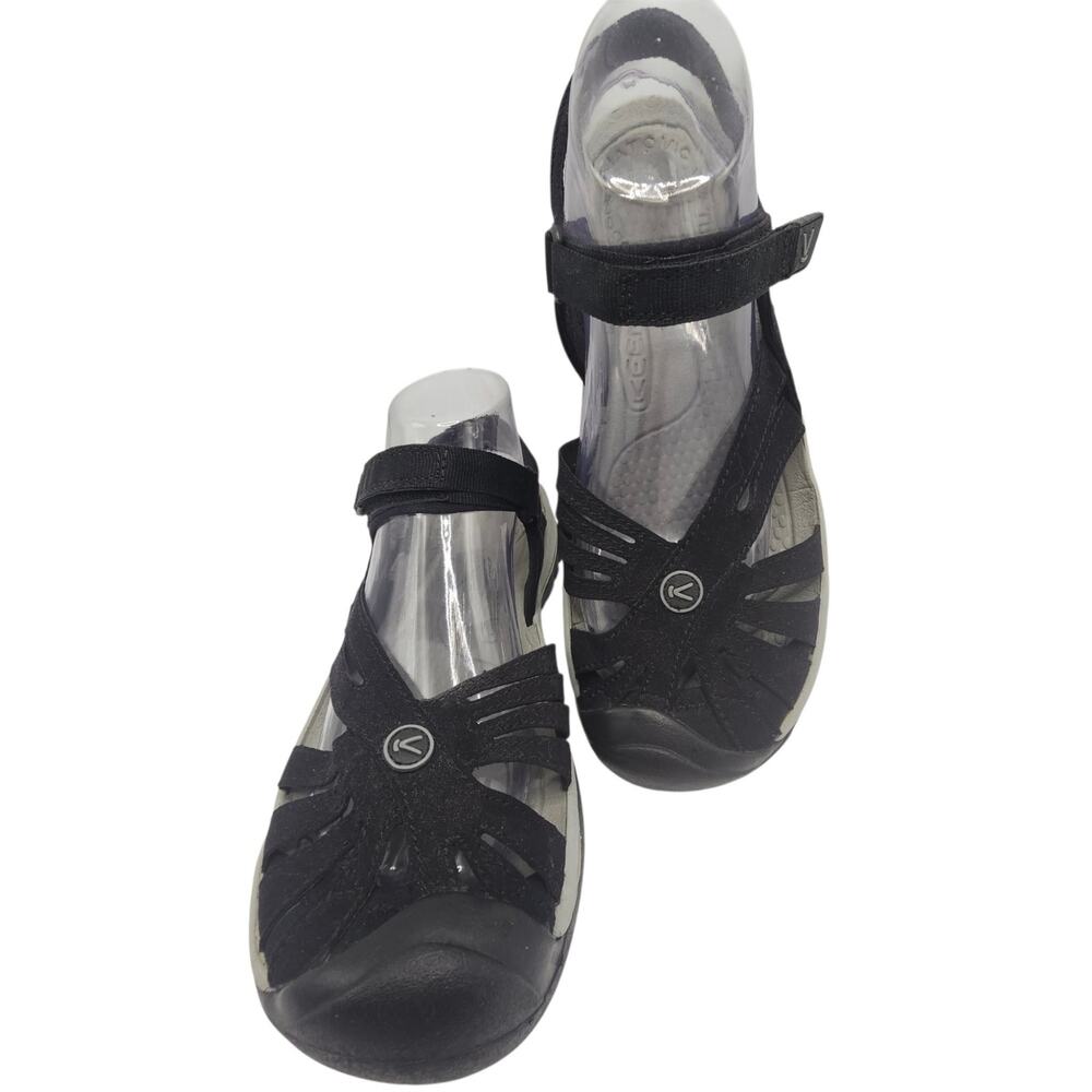KEEN Adventure Rose Closed Toe Sandals in Black Women's 9.5